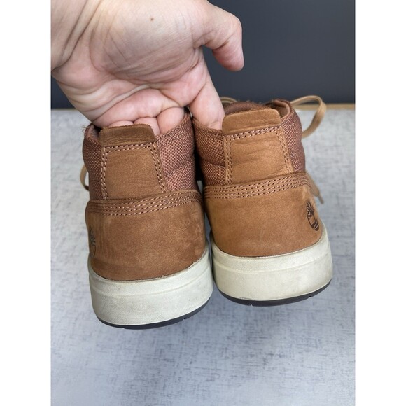 Timberland Davis Square Chukka Boots Men\'s 8.5 M Wheat Nubuck Comfort‎ Lace Up main image 6
